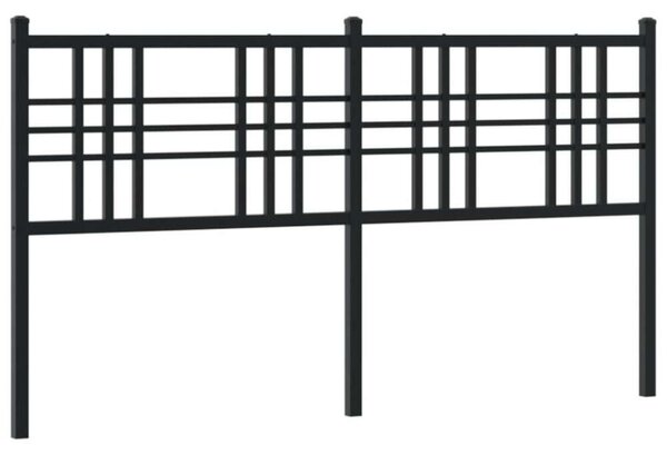 VidaXL fekete fém fejtámla 160 cm