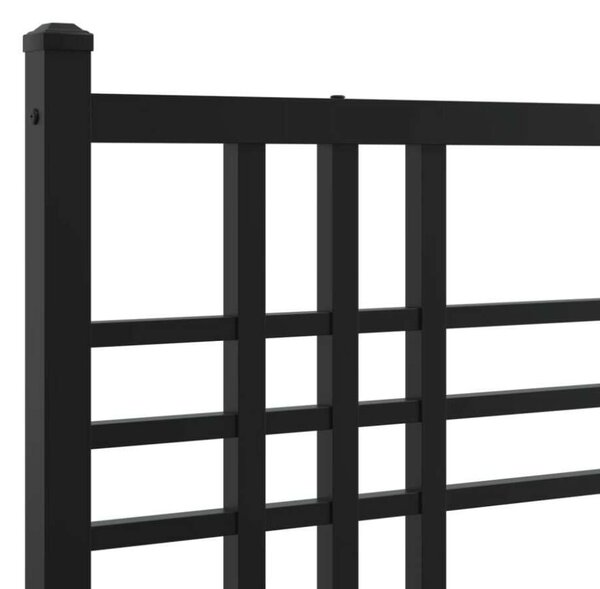 VidaXL fekete fém fejtámla 160 cm