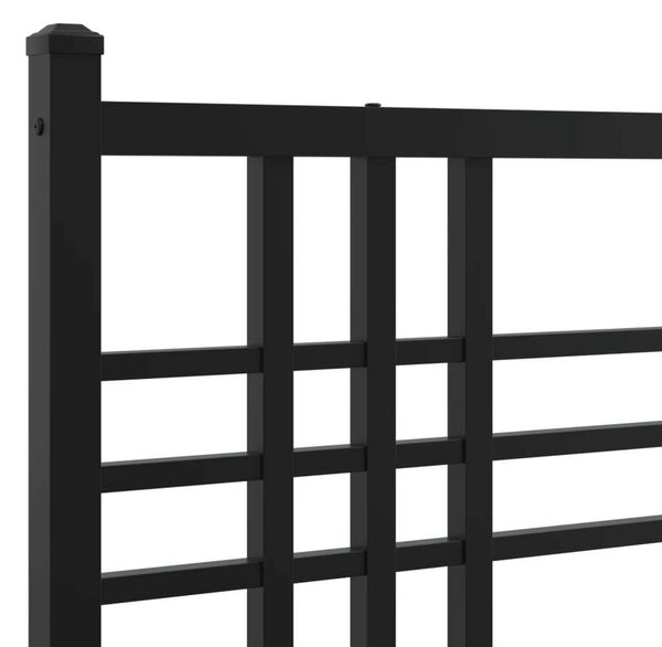 VidaXL fekete fém fejtámla 160 cm