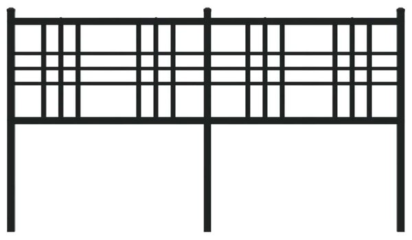 VidaXL fekete fém fejtámla 160 cm