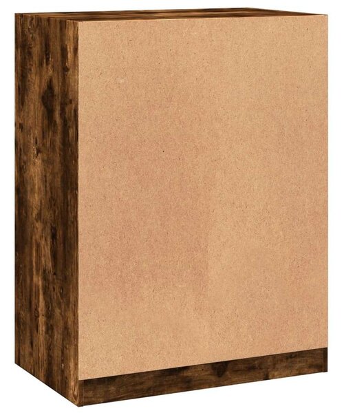 VidaXL füstös tölgy színű szerelt fa ruhásszekrény 77 x 48 x 102 cm
