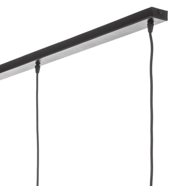 TEMAR LIGHTING Lógó világítás Barrel fa árnyékokkal, 3 izzós, hosszú, dimmelhető, Világos fa, Nappali / Étkező, Fa, Vidéki otthon / Rusztikus