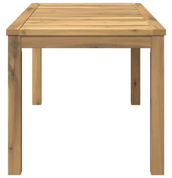 Dohányzóasztal Fehér 49 x 100,5 x 45 cm Tömör Akácfa