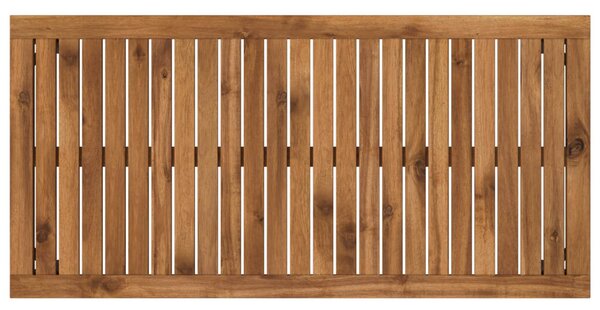 Dohányzóasztal Természetes és Fekete 49 x 100,5 x 45 cm