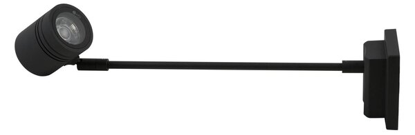 Heitronic Külső fali lámpa Borneo 1-izzós 50 cm, Fekete, Alumínium, Modern