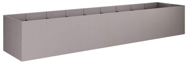 Kerti cserép Rozsdás 360 x 80 x 60 cm Időjárásálló Acél