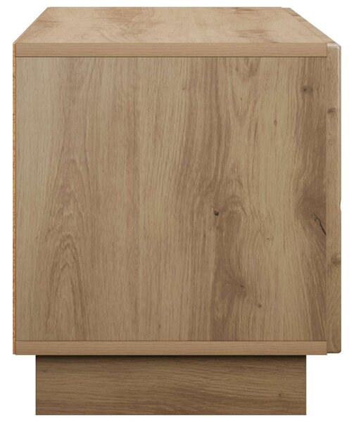 TV állvány 90 x 34.5 x 40 cm Kézműves Tölgy Szerelt Fa