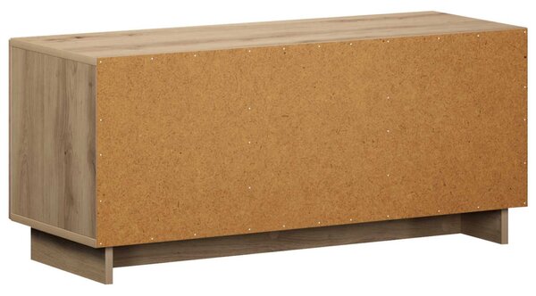 TV állvány 90 x 34.5 x 40 cm Kézműves Tölgy Szerelt Fa