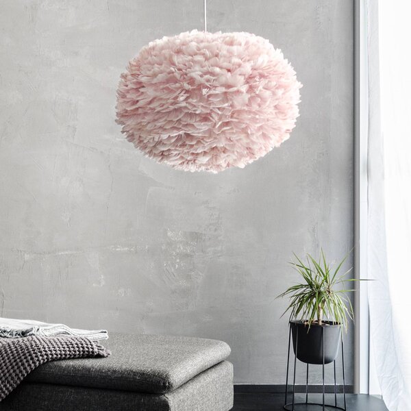 UMAGE Eos nagy lógó világítás, világos rózsaszín rugók, dimmelhető, Lila / pink / rózsaszín, Nappali / Étkező, Modern