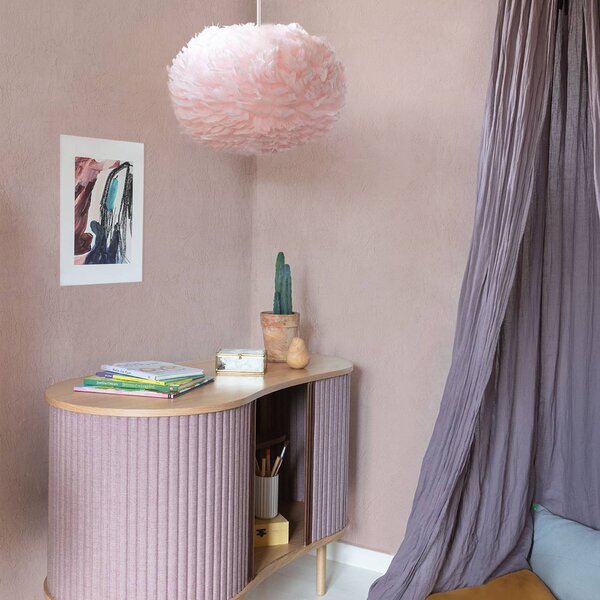 UMAGE Eos nagy lógó világítás, világos rózsaszín rugók, dimmelhető, Lila / pink / rózsaszín, Nappali / Étkező, Modern