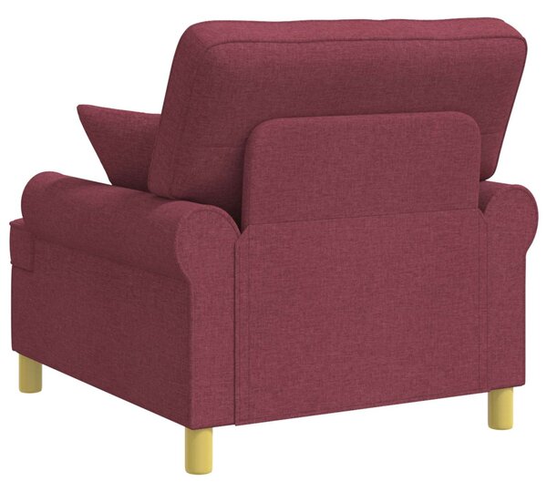 XL fotel párnákkal Bordó Szövet
