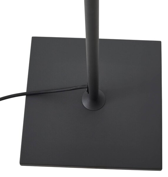 Lucande teraszvilágítás Andrei, szürke, 150cm magas, IP54, E27, Alu / szürke / cink, Alumínium, Modern