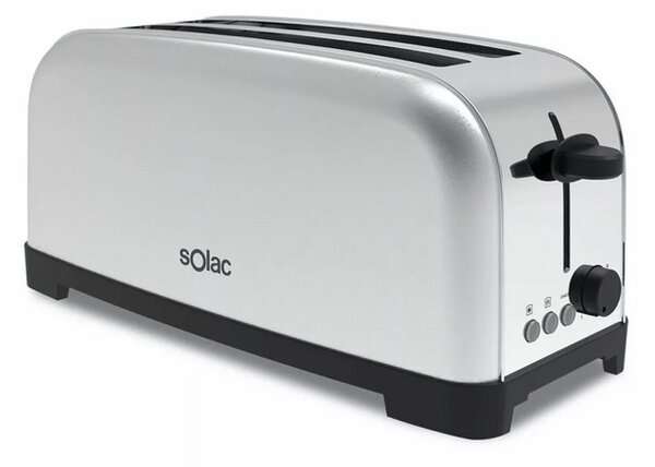 Solac TL5419 Dupla hosszúszeletes kenyérpirító, inox