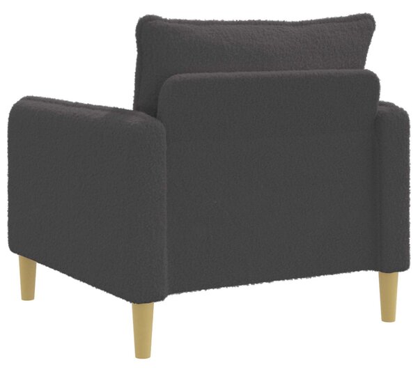 XL fotel Sötétszürke Bouclé