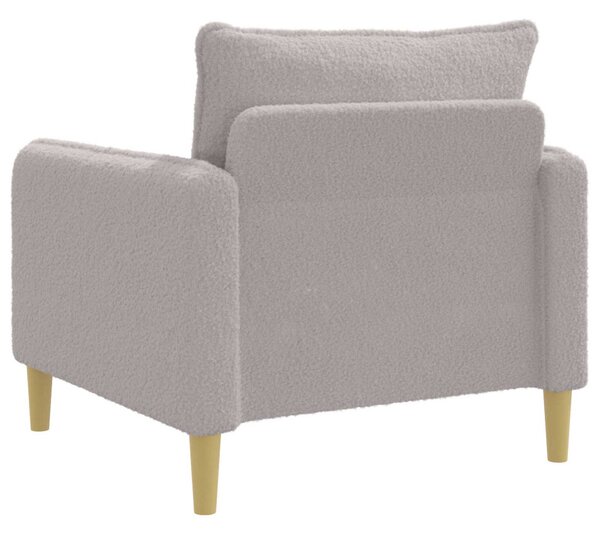 XL fotel Világosszürke Bouclé