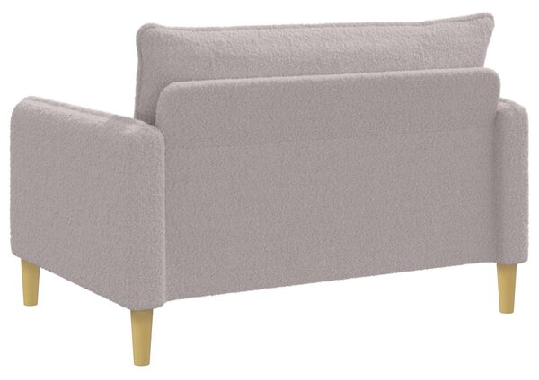 XXL fotel Világosszürke Bouclé