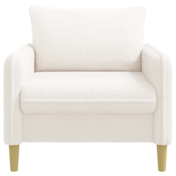 XL fotel Fehér Bouclé