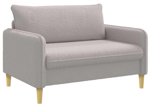 XXL fotel Világosszürke Bouclé
