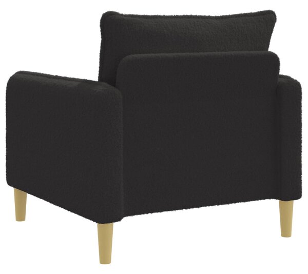 XL fotel Fekete Bouclé