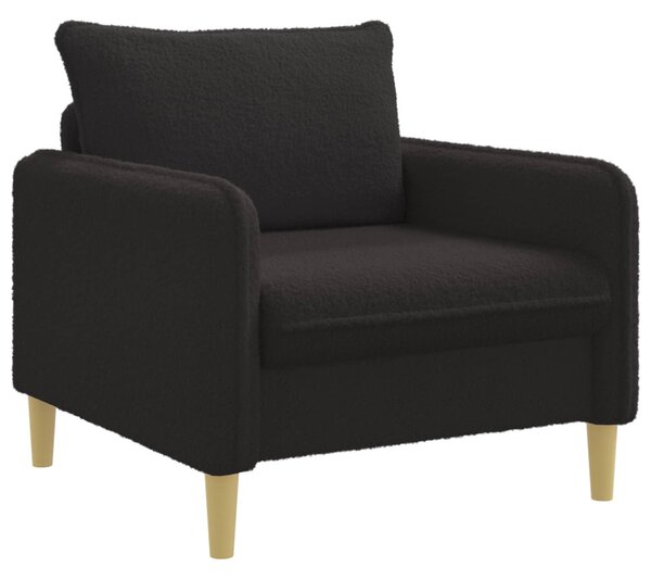 XL fotel Fekete Bouclé