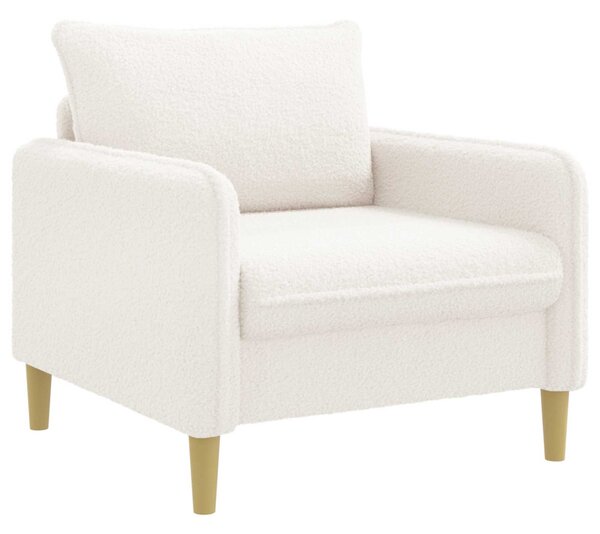 XL fotel Fehér Bouclé