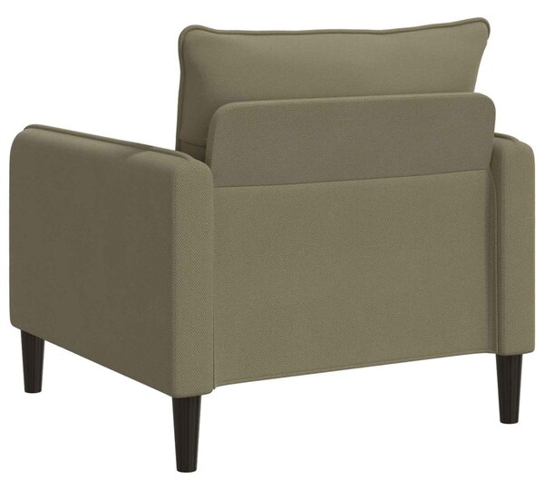 XL fotel Khaki Bársony