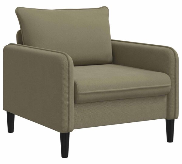 XL fotel Khaki Bársony
