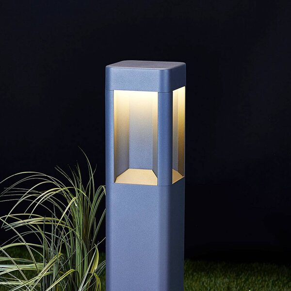 Lucande LED-es útvilágító lámpa Annika, antracit, fém, 80 cm, Fekete, Alumínium, Modern
