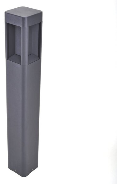 Lucande LED-es útvilágító lámpa Annika, antracit, fém, 80 cm, Fekete, Alumínium, Modern
