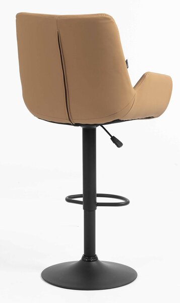 HR240W Karamell Szín Műbőr Premium Soft szék fekete lábbal