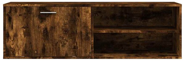 Füstös tölgy színű szerelt fa TV-szekrény 120x34x37 cm
