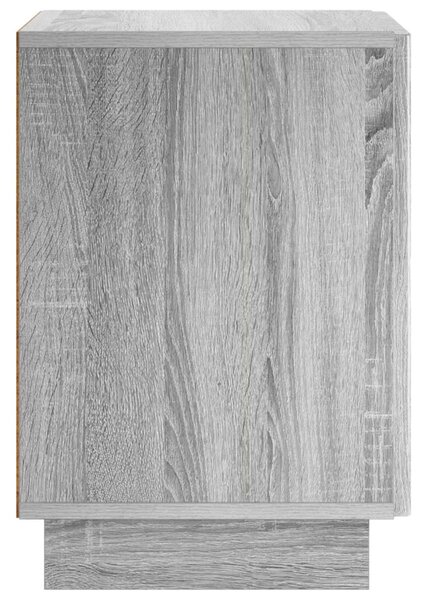 Éjjeliszekrény 2 db Szürke Sonoma 33,5 x 34,5 x 50 cm