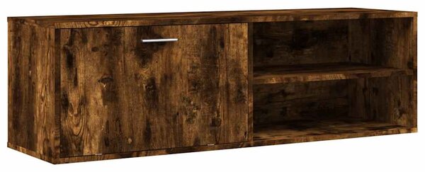 Füstös tölgy színű szerelt fa TV-szekrény 120x34x37 cm