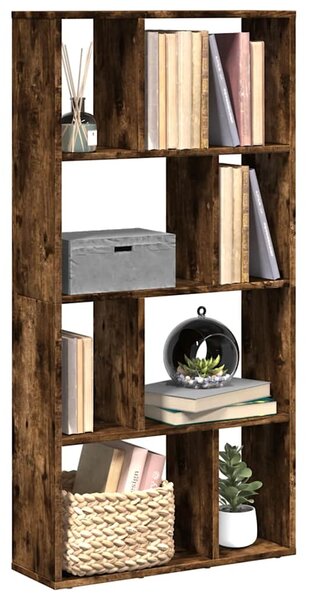 Füstös tölgy színű szerelt fa könyvespolc 60 x 20 x 120,5 cm