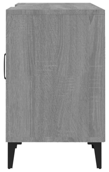 Szürke sonoma színű szerelt fa TV-szekrény 150 x 30 x 50 cm