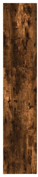 Füstös tölgy színű szerelt fa könyvespolc 80 x 30 x 152 cm