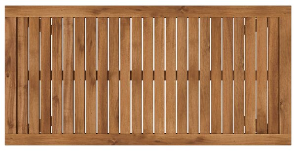 Dohányzóasztal Természetes 49 x 100,5 x 45 cm Tömör Akácfa
