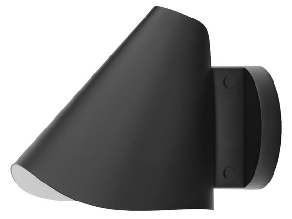 Fali Lámpa &Tradition, Bonnet SC103, dimmable, Fekete, Nappali, Alumínium, Modern