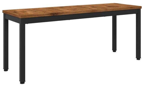 Kerti pad 108,5 x 35 x 45 cm Tömör Akácfa Természetes és Fekete