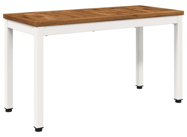 Kerti pad 80,5 x 35 x 45 cm Tömör Akácfa Természetes és Fehér
