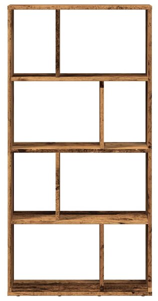 Antik fa színű szerelt fa könyvespolc 60 x 20 x 120,5 cm