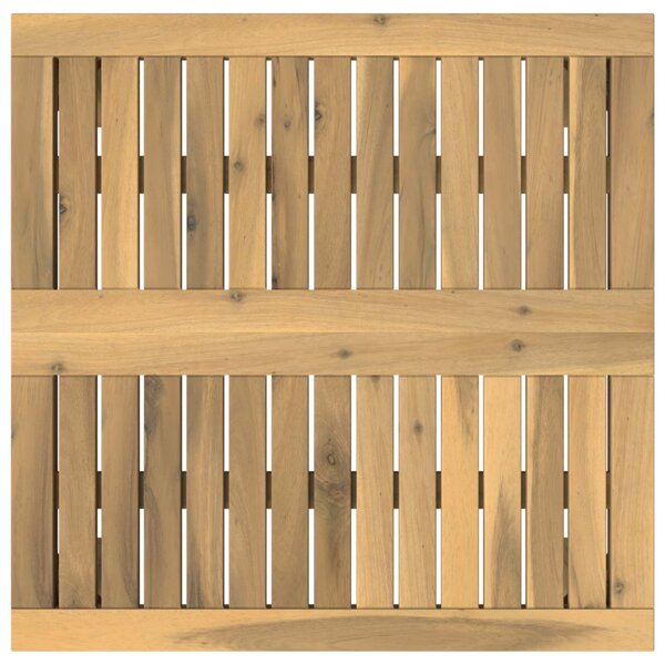 Dohányzóasztal Fehér 60 x 60,5 x 36 cm Tömör Akácfa