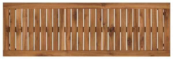 Kerti pad 108,5 x 35 x 45 cm Tömör Akácfa Természetes és Kávé