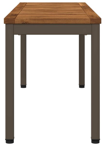 Kerti pad 108,5 x 35 x 45 cm Tömör Akácfa Természetes és Kávé