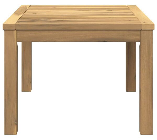 Dohányzóasztal Fehér 49 x 68,5 x 36 cm Tömör Akácfa