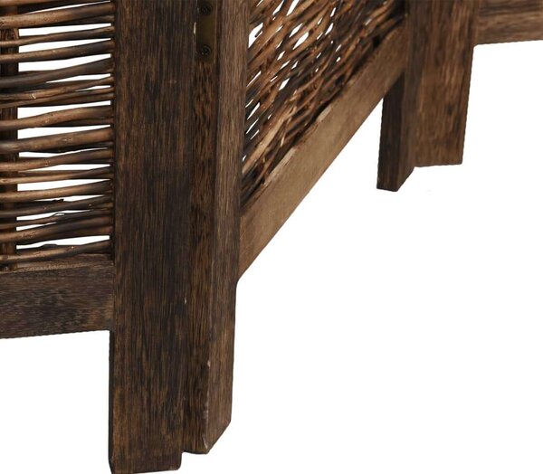 VidaXL 3 Paneles Bambusz Térelválasztó - 105-110 x 220 cm
