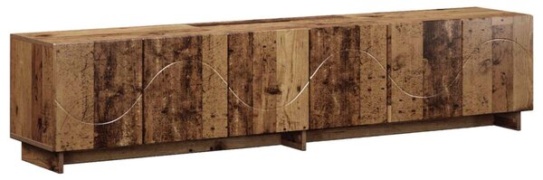 TV állvány 179.5 x 34.5 x 40 cm Antik Fa Szerelt Fa