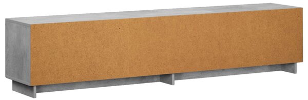 TV állvány 180 x 34,5 x 40 cm Betonszürke Szerelt Fa