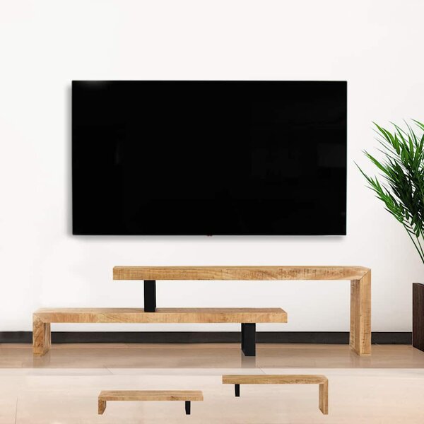 Tömör mangófa TV-állvány