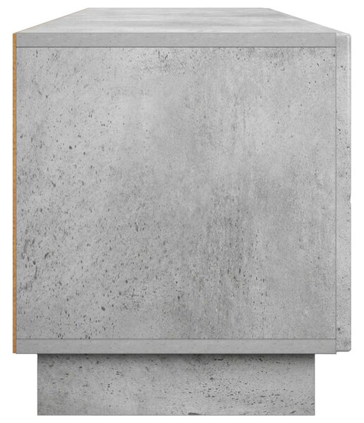 TV állvány 180 x 34,5 x 40 cm Betonszürke Szerelt Fa